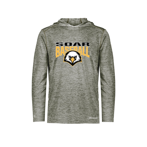 [FOLHCGGY-AS-LOGO1] Decker Men's Charge Hoodie (Adult S, Gray, Logo 1)