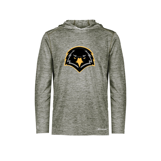 [FOLHCGGY-AS-LOGO2] Decker Men's Charge Hoodie (Adult S, Gray, Logo 2)