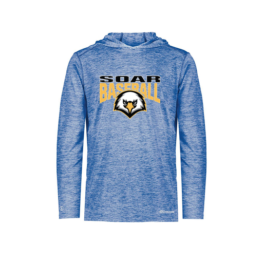 [FOLHCGRY-YS-LOGO1] Decker Youth Charge Hoodie (Youth S, Royal, Logo 1)