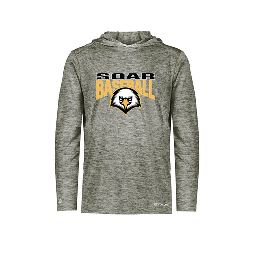 [FOLHCGGY-YS-LOGO1] Decker Youth Charge Hoodie (Youth S, Gray, Logo 1)