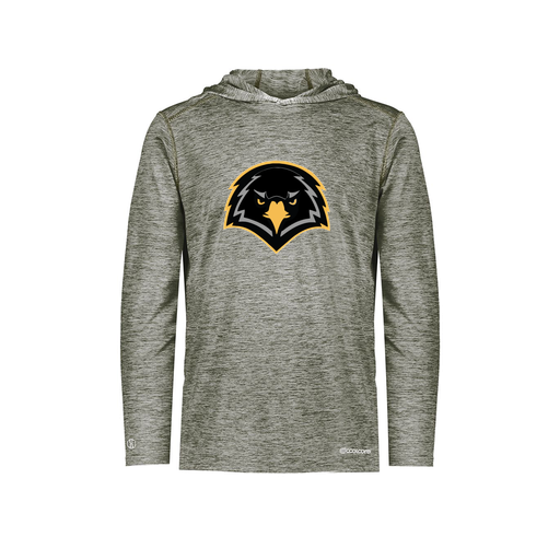 [FOLHCGGY-YS-LOGO2] Decker Youth Charge Hoodie (Youth S, Gray, Logo 2)