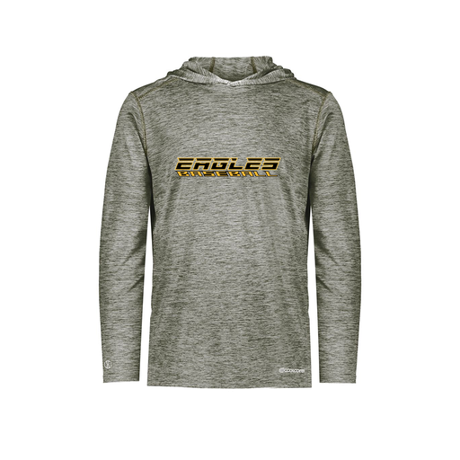 [FOLHCGGY-YS-LOGO3] Decker Youth Charge Hoodie (Youth S, Gray, Logo 3)