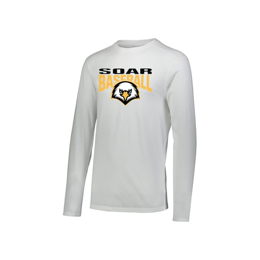 [FTLCUBWH-YS-LOGO1] Decker Youth Tri-Blend T-Shirt - Long Sleeve (Youth S, White, Logo 1)